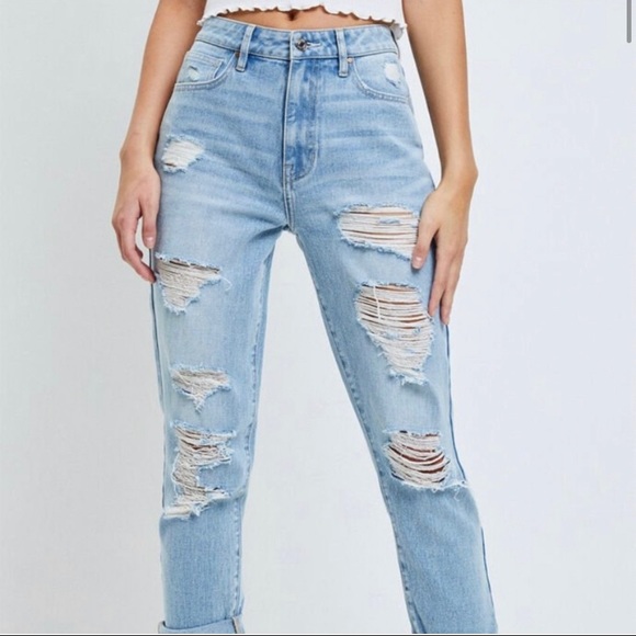PACSUN MOM/BOYFRIEND/STRAIGHT LEG JEAN - Picture 2 of 8